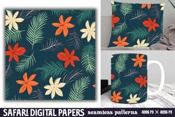 Download Safari Digital Papers Pattern - Pattern Collection