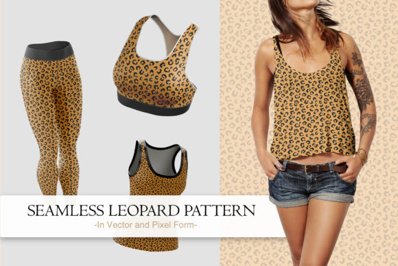 Download Seamless Leopard Skin Vector Pattern - Pattern Collection
