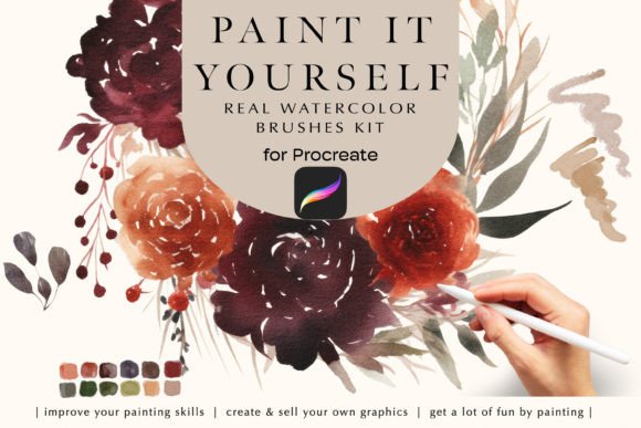 Download Procreate Watercolor Painting Brushes - Painting brush Collection