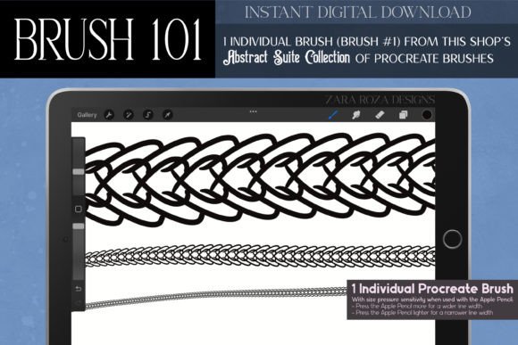 Download Procreate Brush #101 – Abstract Suite - Abstract Collection