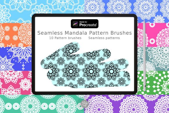 Download Seamless Mandala Pattern Procreate Brush - Pattern Collection