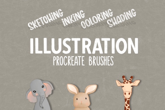 Download Illustration Brushes for Procreate - Illustration Collection