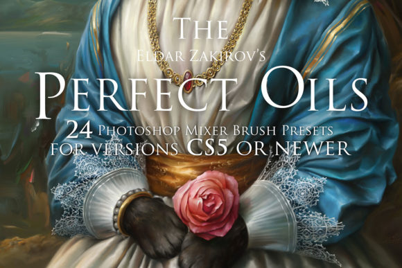 Download Perfect Oils. 24 PHOTOSHOP Oil Brushes - Oil Collection