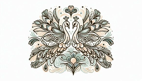 Download Art Deco Peacock Patterns - Pattern Collection