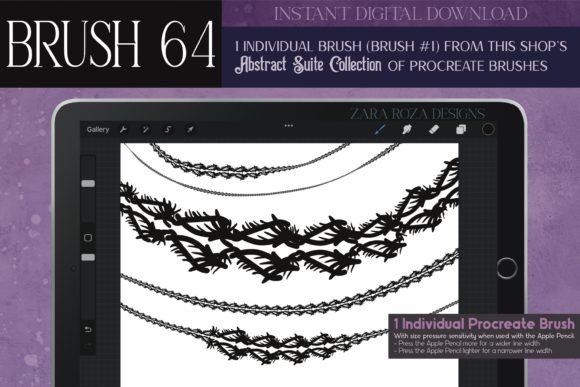 Download Procreate Brush #64 – Abstract Suite - Abstract Collection