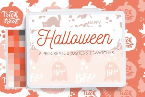 Download Halloween Pattern Brushes Procreate - Pattern Collection