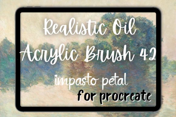 Download Procreate Oil Brush 42 Impasto Petal - Oil Collection