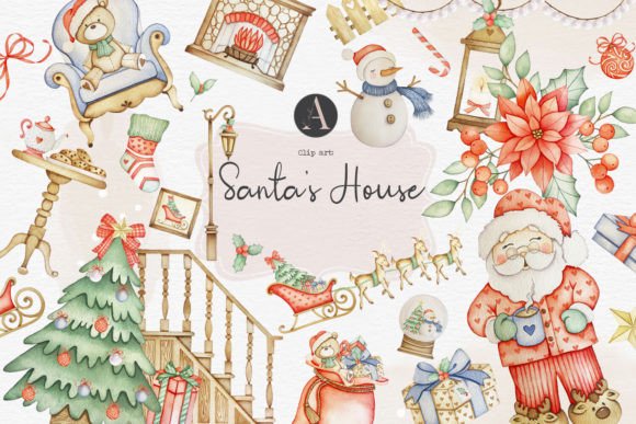 Download Watercolor Merry Christmas Clipart - Premium Resources