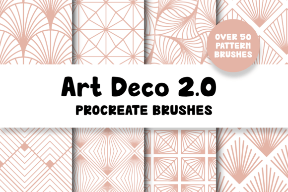 Download Art Deco Patterns 2.0 Procreate Brushes - Pattern Collection